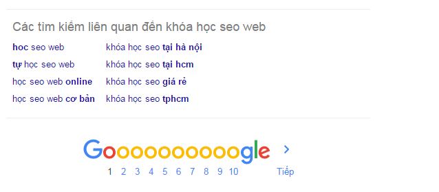 Tìm kiếm từ khóa gợi ý với Google search box